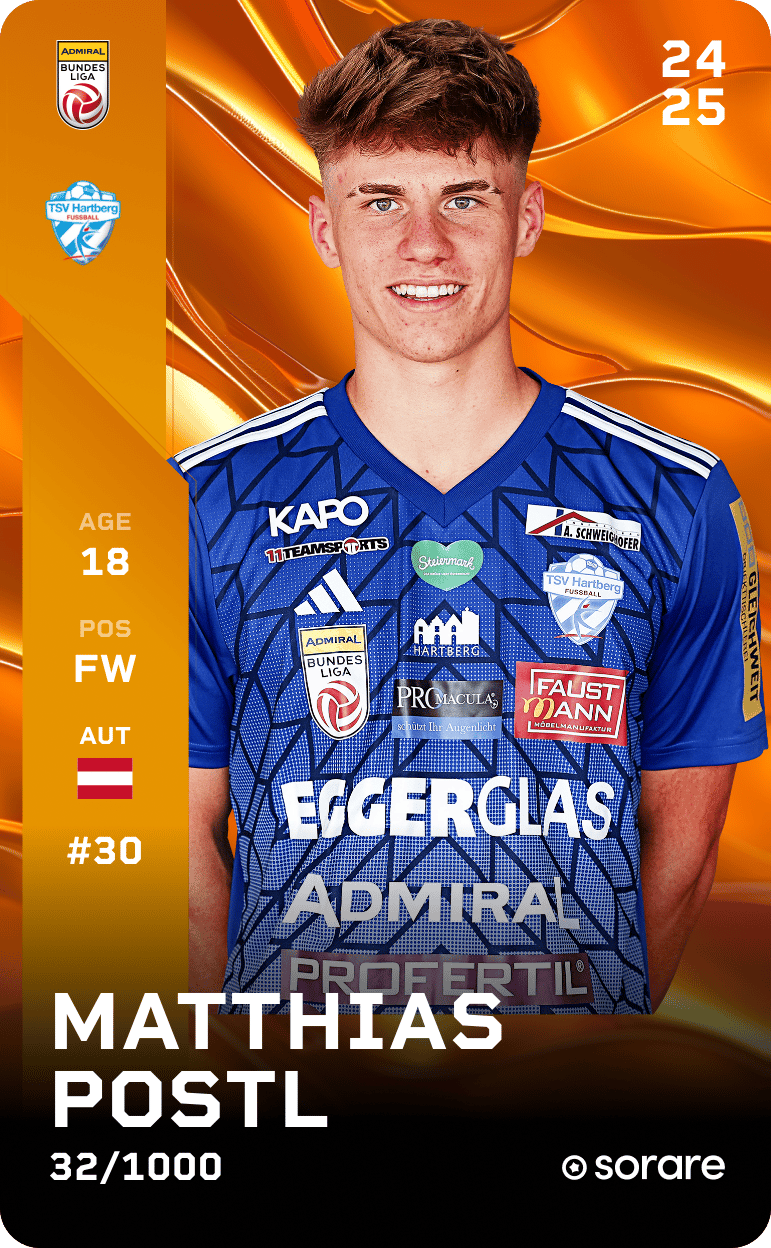 Matthias Postl 2024-25 • Limited 32/1000