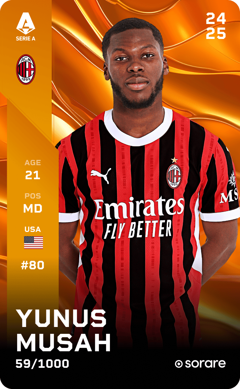 Yunus Musah 2024-25 • Limited 59/1000