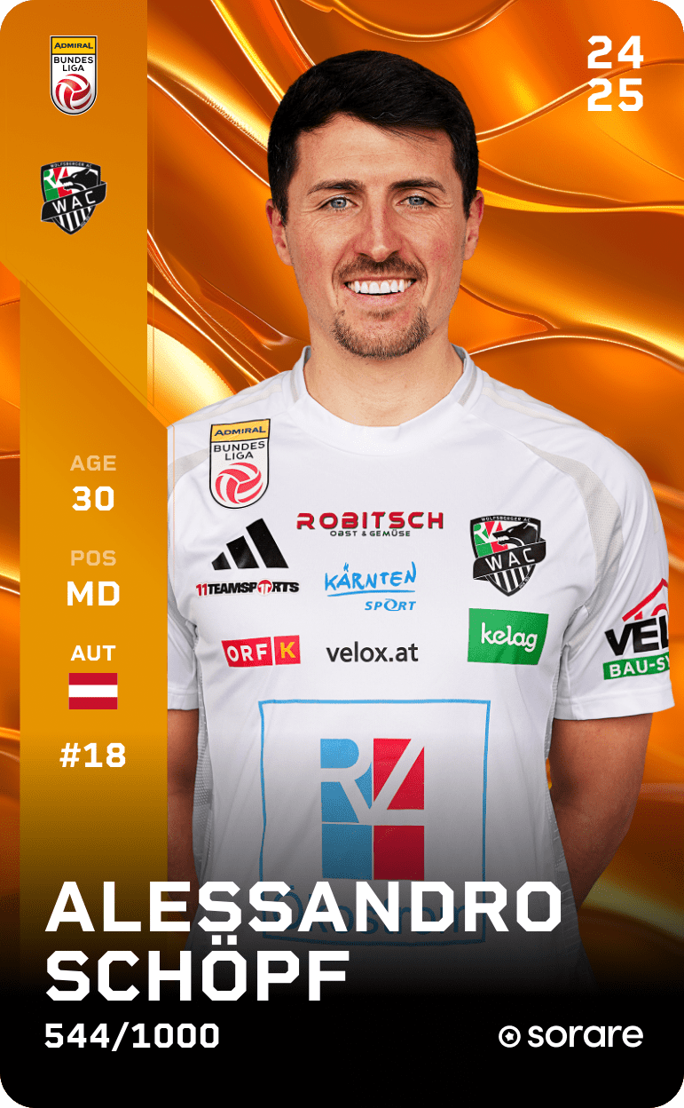 Alessandro Schöpf 2024-25 • Limited 544/1000