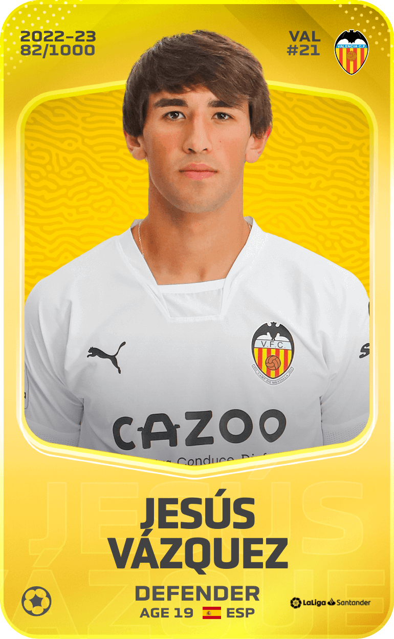 Jesús Vázquez 2022-23 • Limited 82/1000