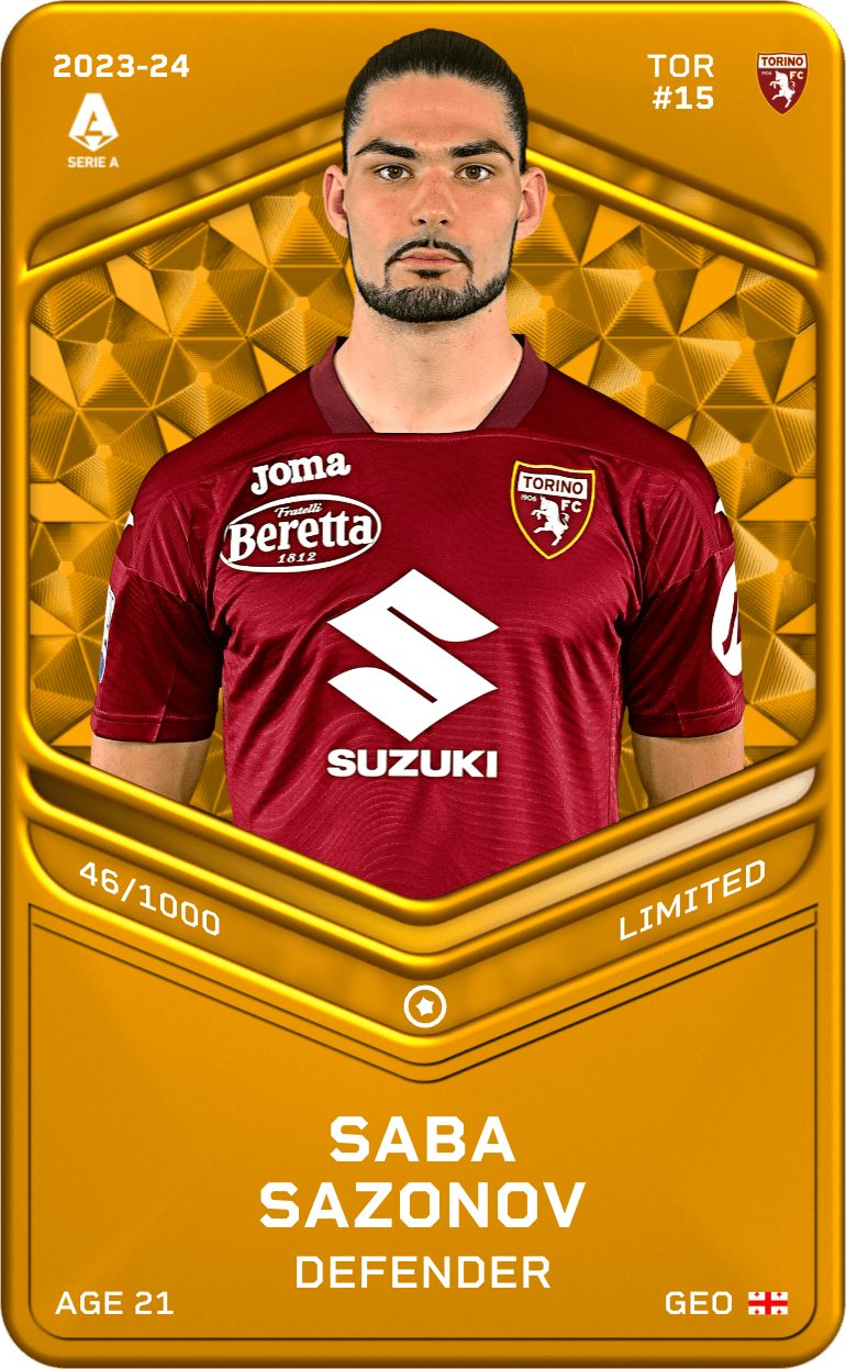 Saba Sazonov 2023-24 • Limited 46/1000