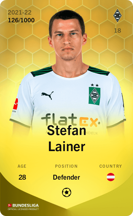 Stefan Lainer 2021-22 • Limited 126/1000