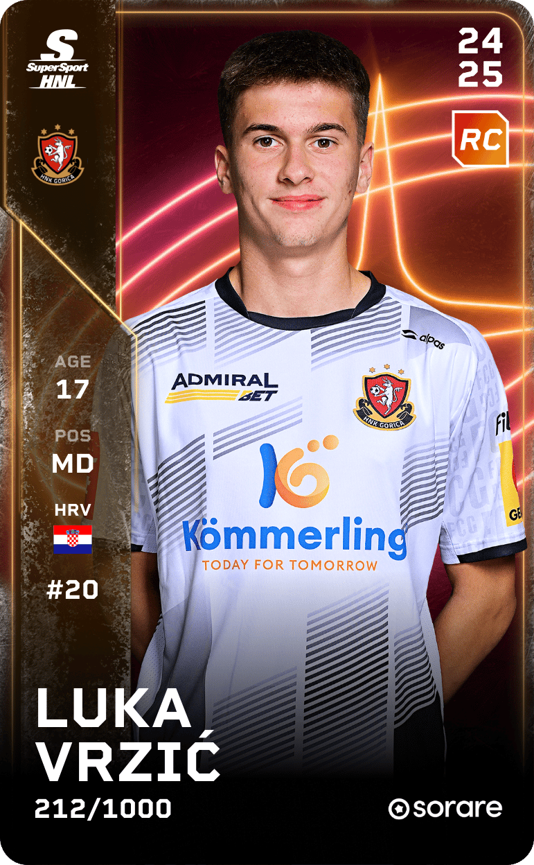 Luka Vrzić 2024-25 • Limited 212/1000