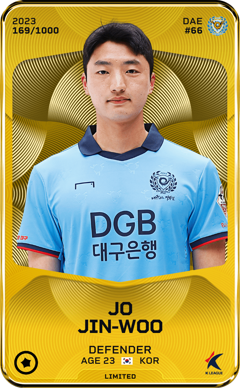 Jo Jin-woo 2023-24 • Limited 169/1000
