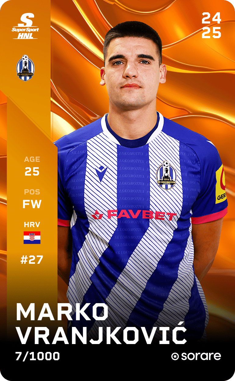 Marko Vranjković 2024-25 • Limited 7/1000