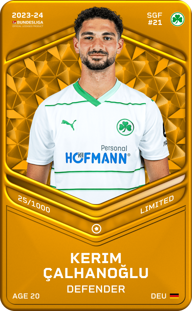 Kerim Çalhanoğlu 2023-24 • Limited 25/1000