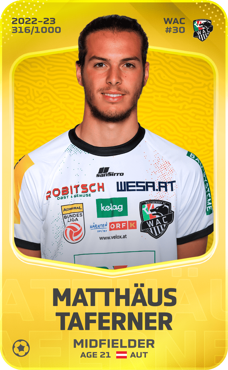 Matthäus Taferner 2022-23 • Limited 316/1000
