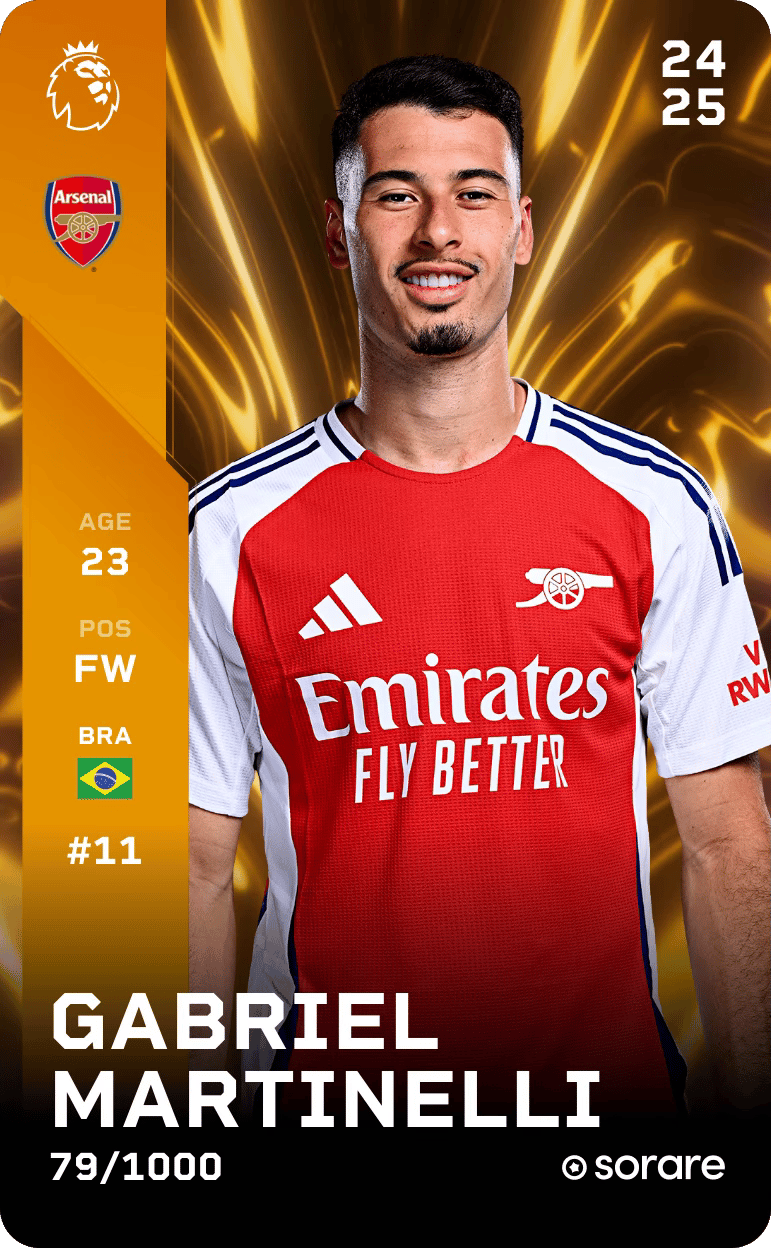 Gabriel Martinelli 2024-25 • Limited 79/1000