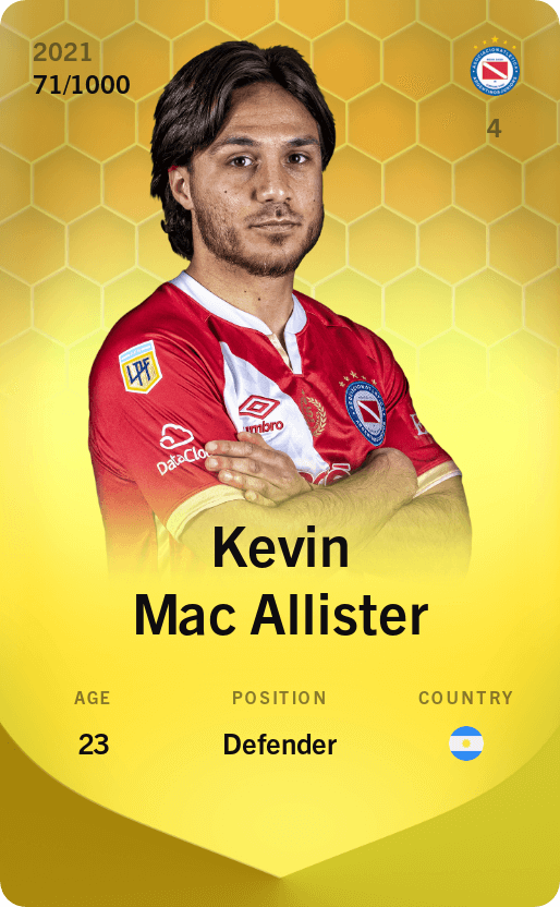 Kevin Mac Allister 2021-22 • Limited 71/1000