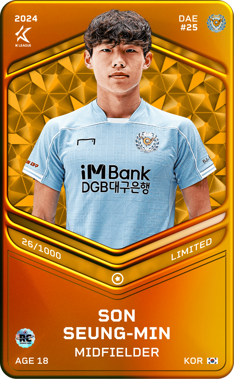 Son Seung-Min 2024-25 • Limited 26/1000