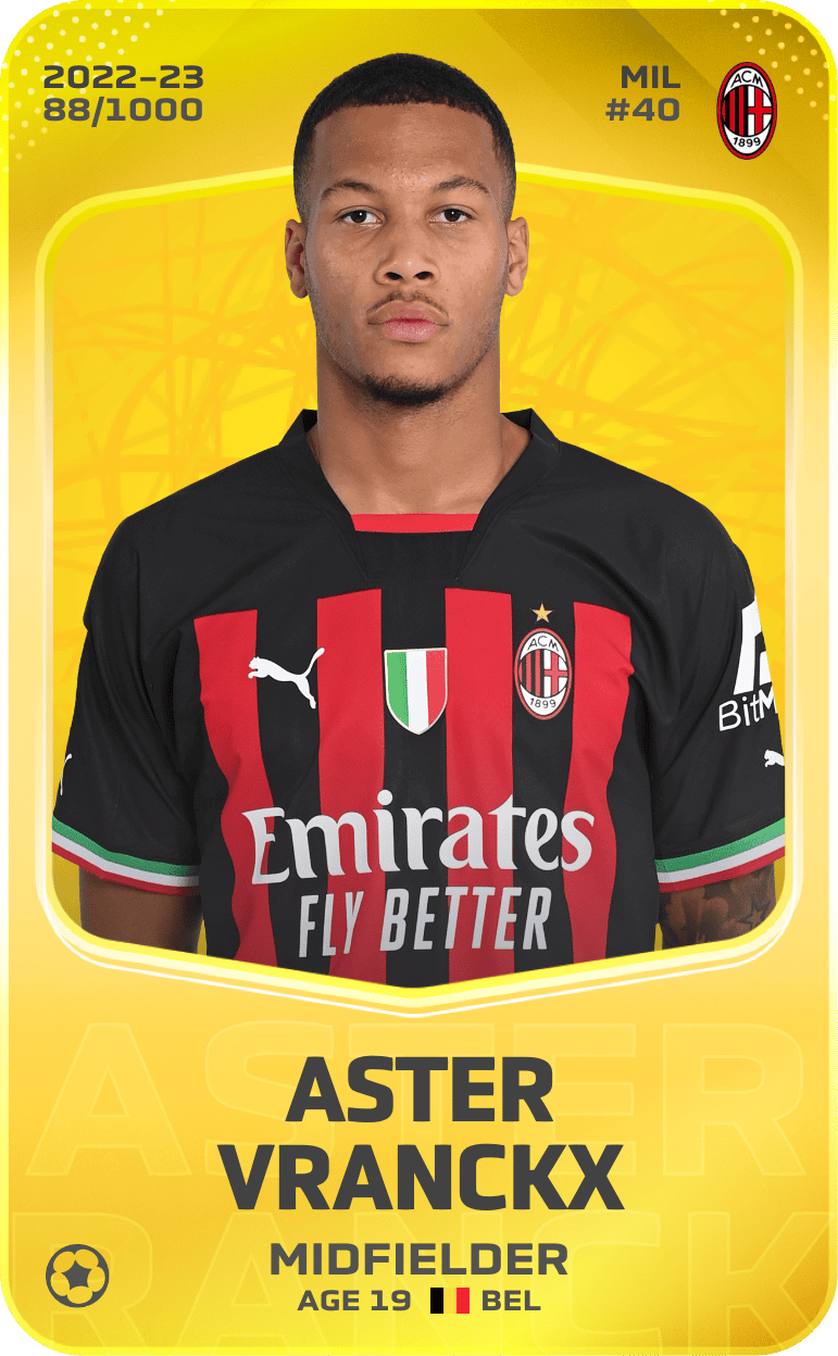 Aster Vranckx 2022-23 • Limited 88/1000