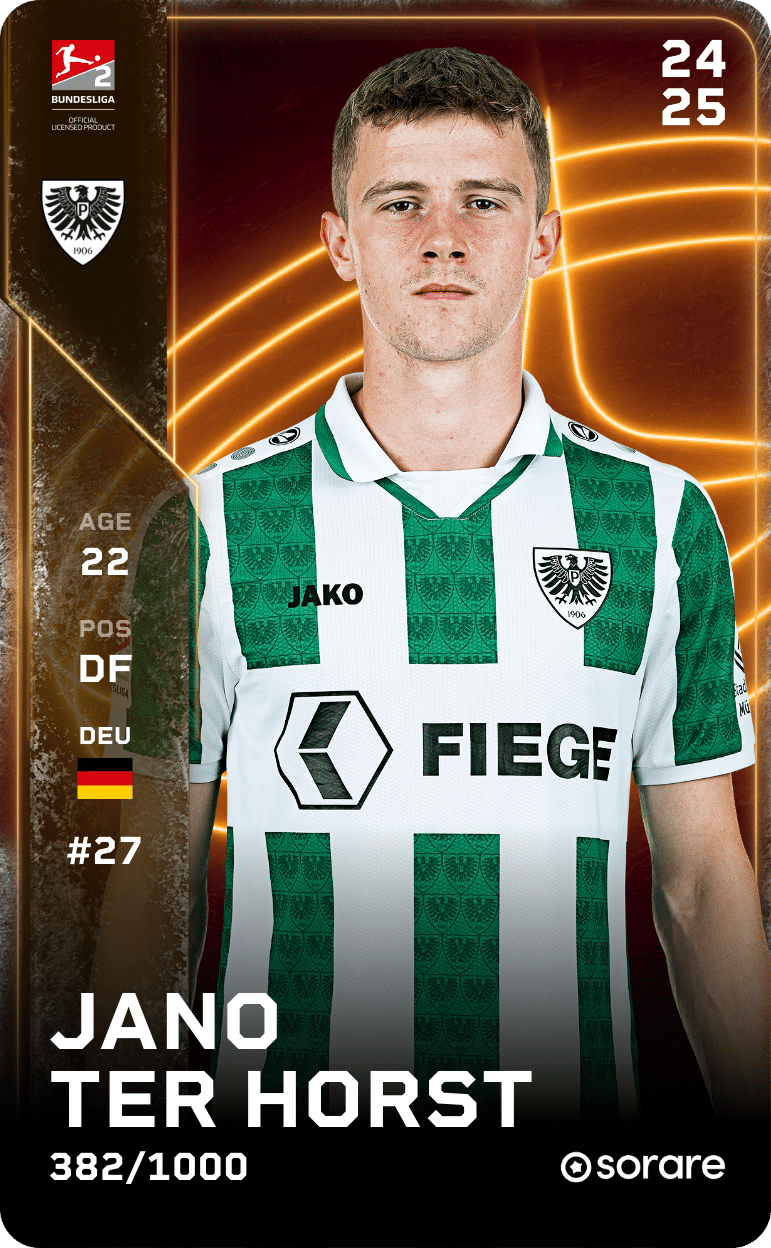 Jano ter Horst 2024-25 • Limited 382/1000