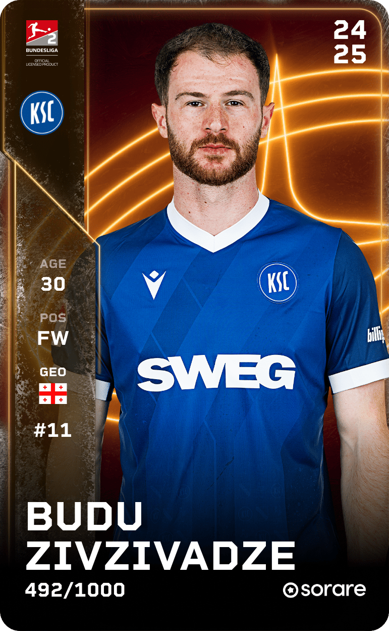Budu Zivzivadze 2024-25 • Limited 492/1000