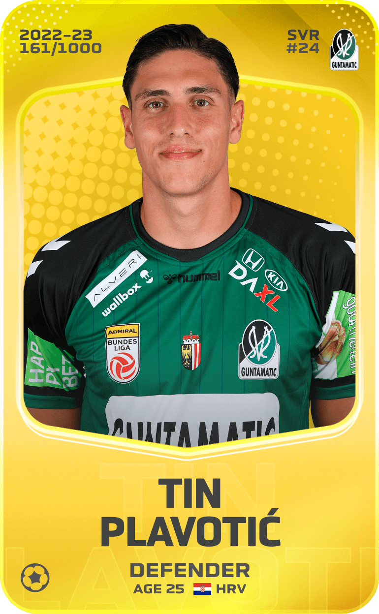 Tin Plavotić 2022-23 • Limited 161/1000