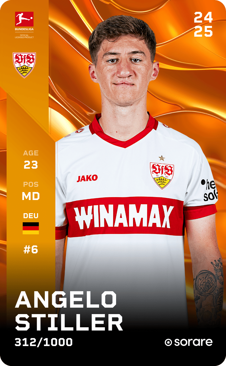 Angelo Stiller 2024-25 • Limited 312/1000