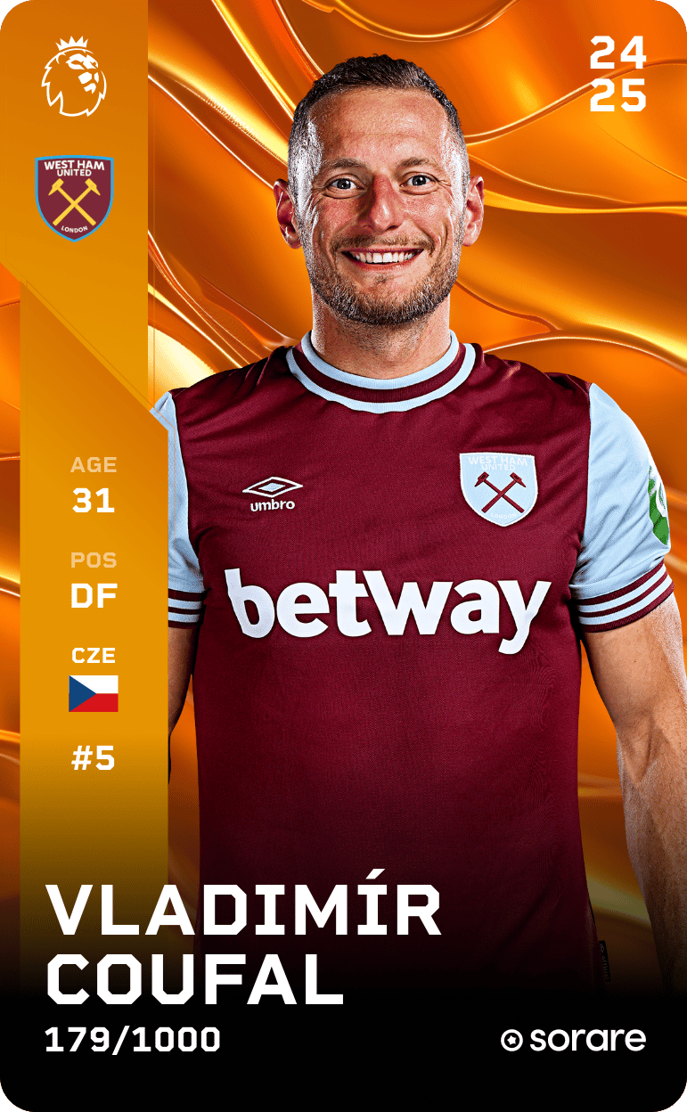 Vladimír Coufal 2024-25 • Limited 179/1000