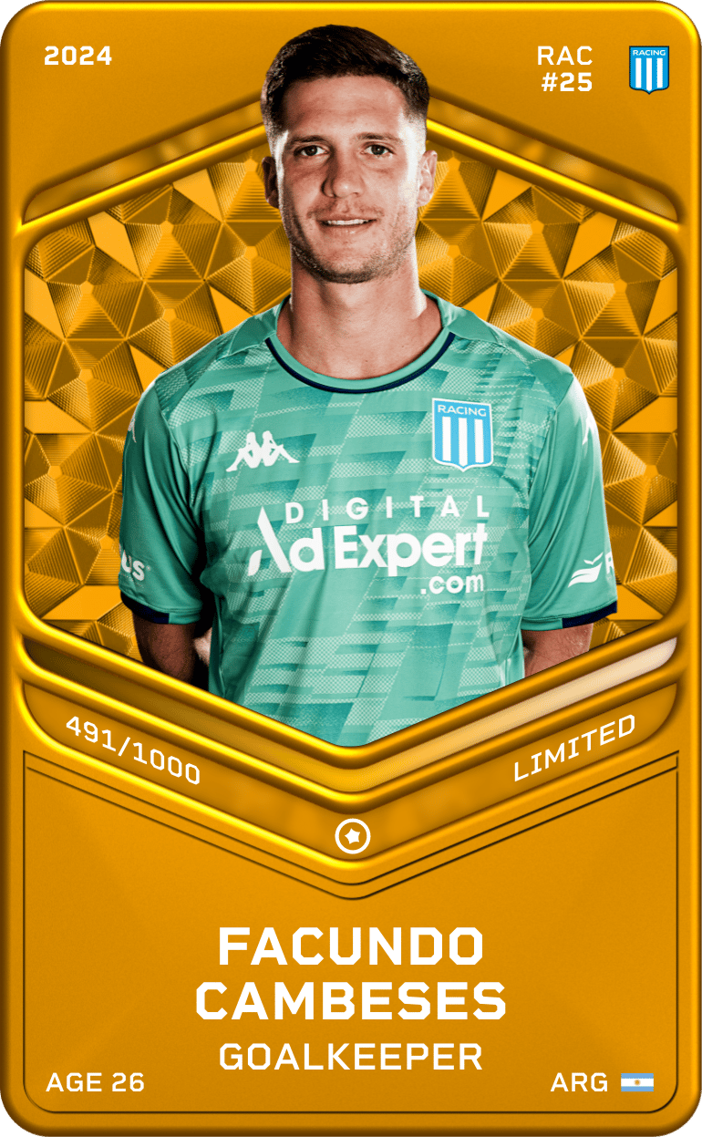 Facundo Cambeses 2024-25 • Limited 491/1000