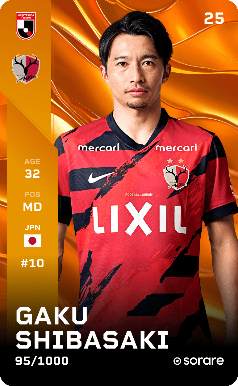 Gaku Shibasaki 2025-26 • Limited 95/1000
