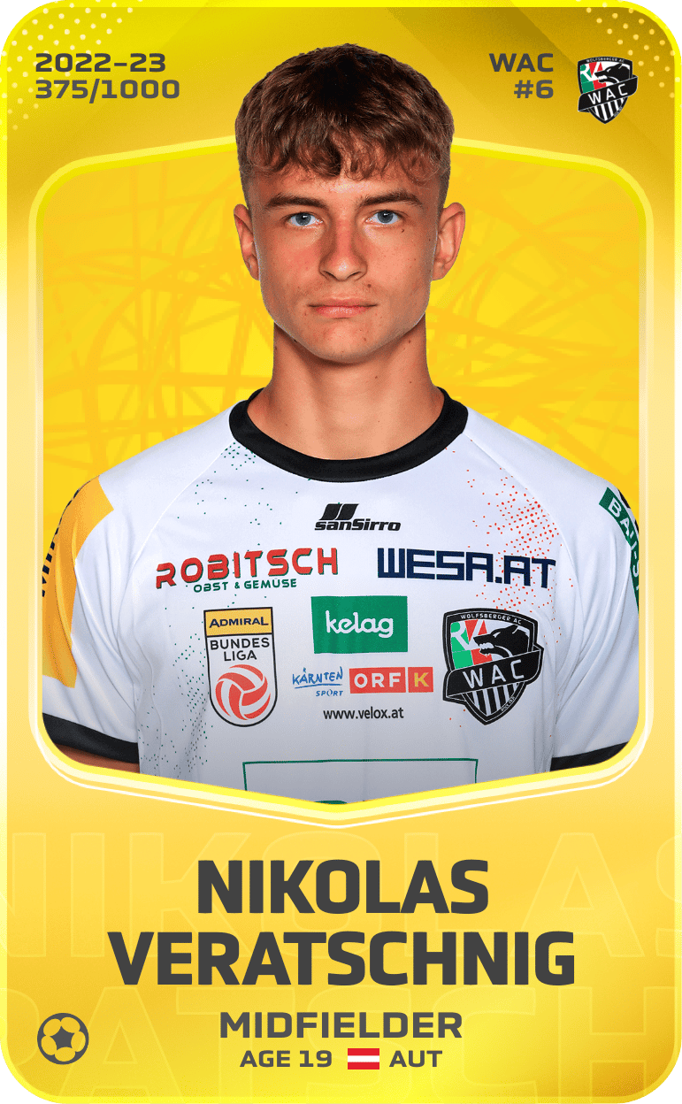 Nikolas Veratschnig 2022-23 • Limited 375/1000