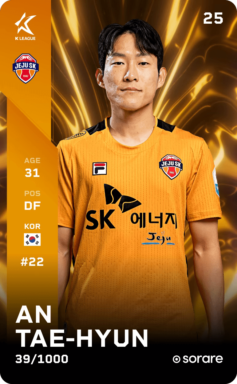 Ahn Tae-Hyun 2025-26 • Limited 39/1000