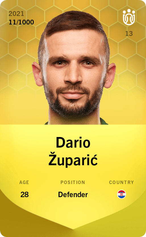 Dario Župarić 2021-22 • Limited 11/1000