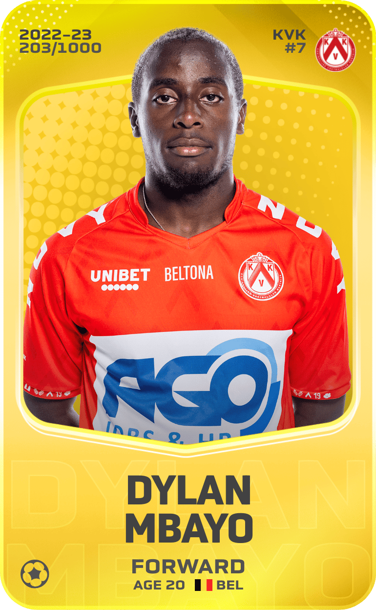 Dylan Mbayo 2022-23 • Limited 203/1000
