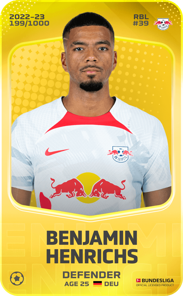 Benjamin Henrichs 2022-23 • Limited 199/1000