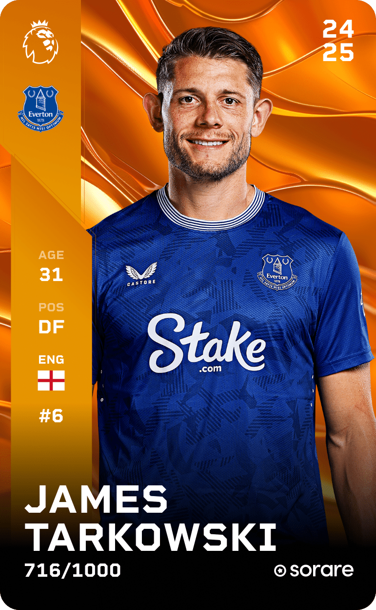 James Tarkowski 2024-25 • Limited 716/1000