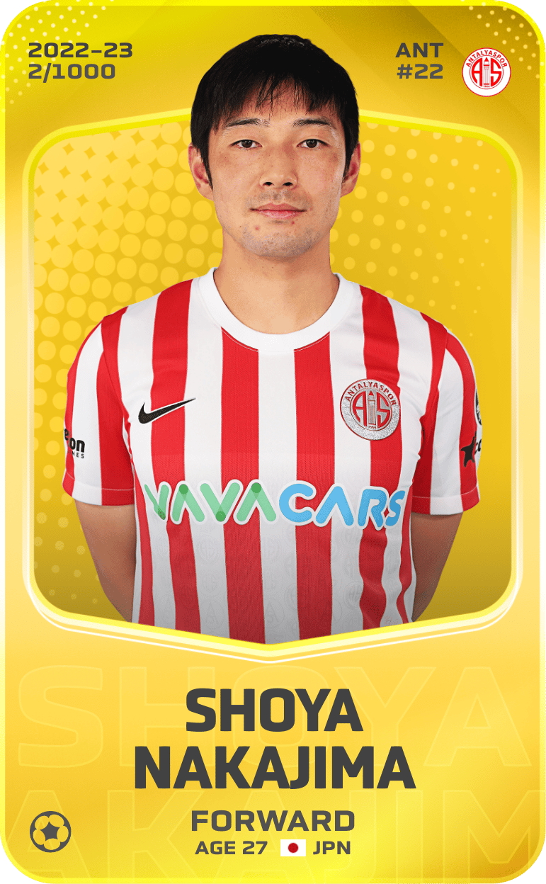 Shoya Nakajima 2022-23 • Limited 2/1000