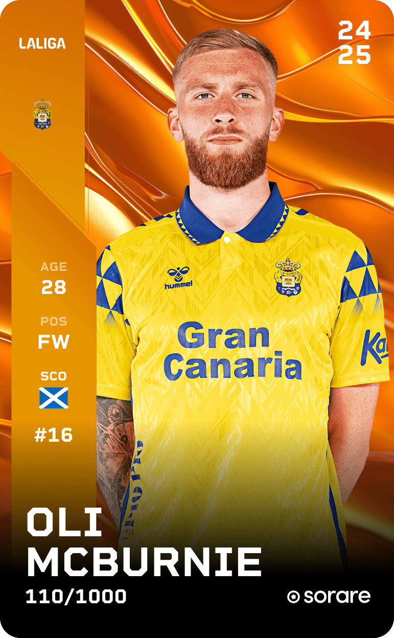 Oliver McBurnie 2024-25 • Limited 110/1000