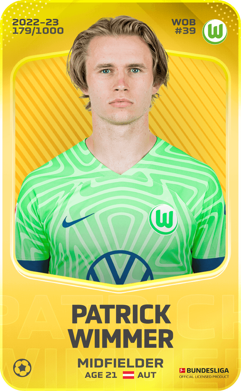 Patrick Wimmer 2022-23 • Limited 179/1000