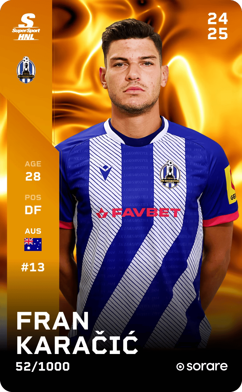 Fran Karačić 2024-25 • Limited 52/1000