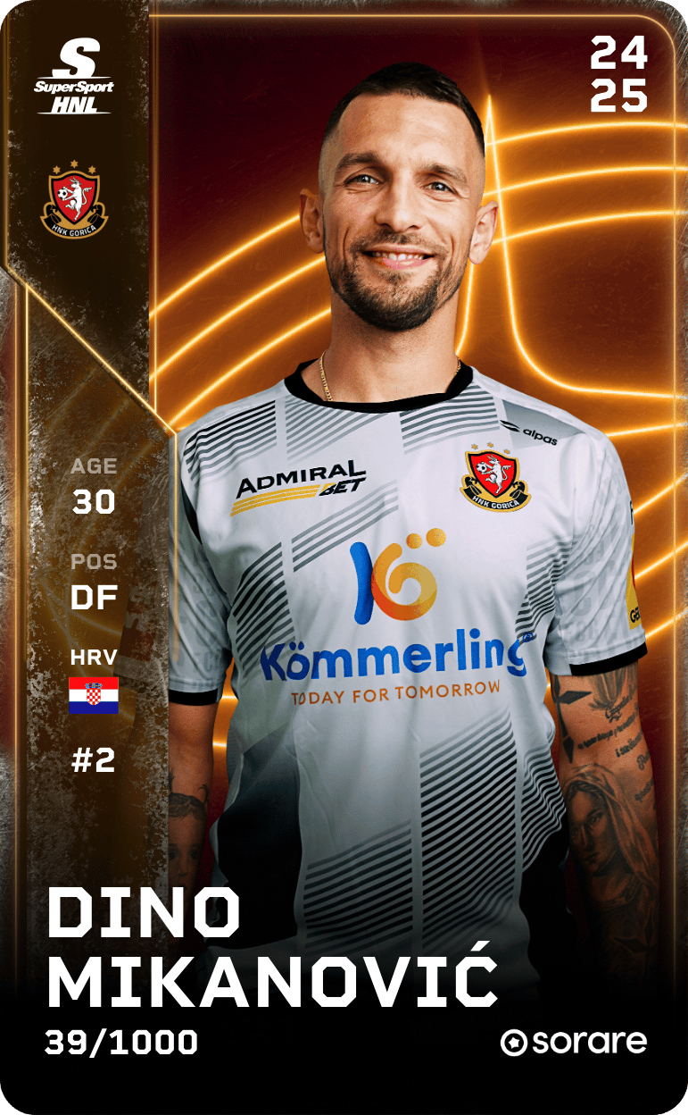 Dino Mikanović 2024-25 • Limited 39/1000