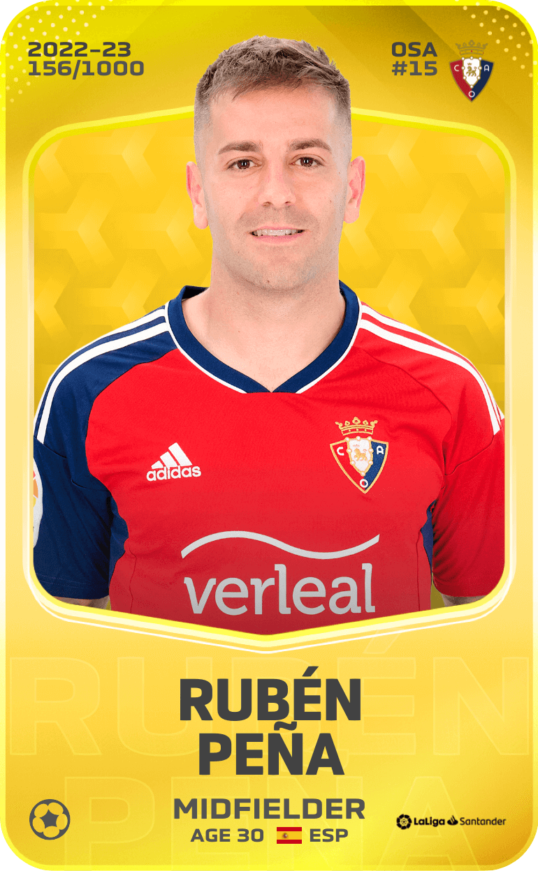 Rubén Peña 2022-23 • Limited 156/1000