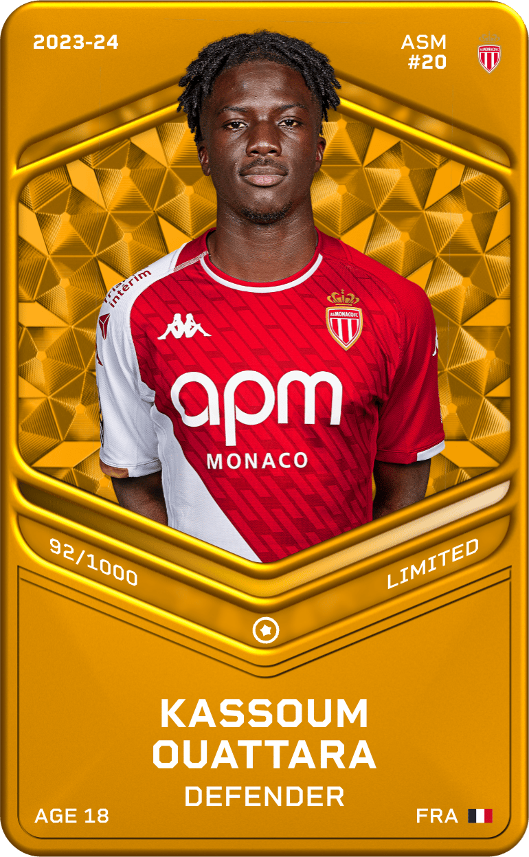 Kassoum Ouattara 2023-24 • Limited 92/1000