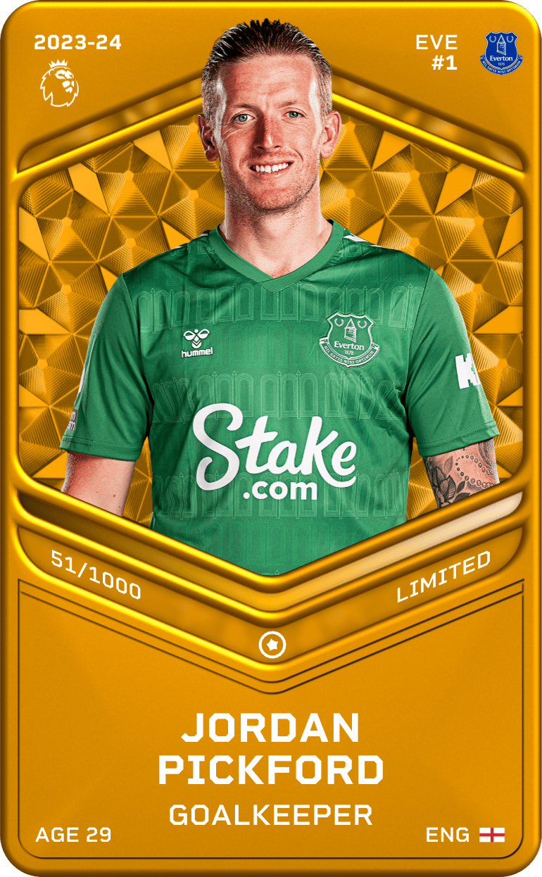 Jordan Pickford 2023-24 • Limited 51/1000