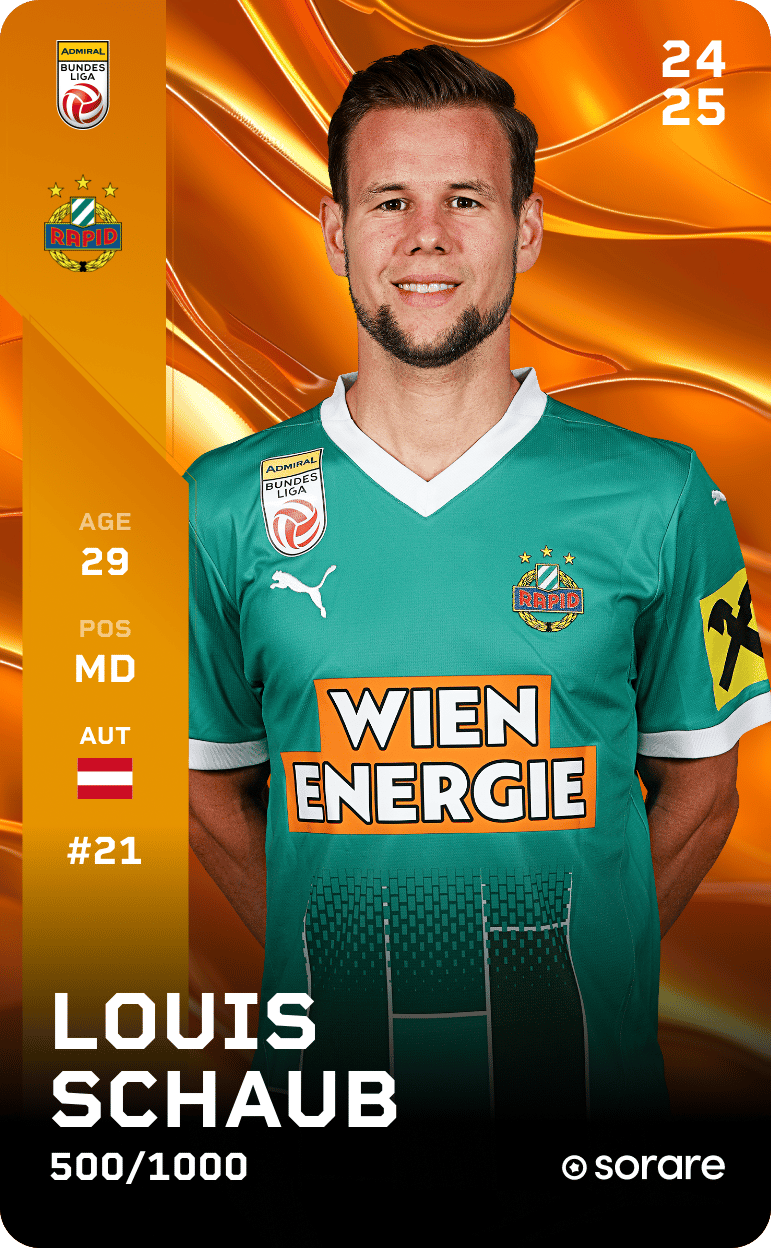 Louis Schaub 2024-25 • Limited 500/1000