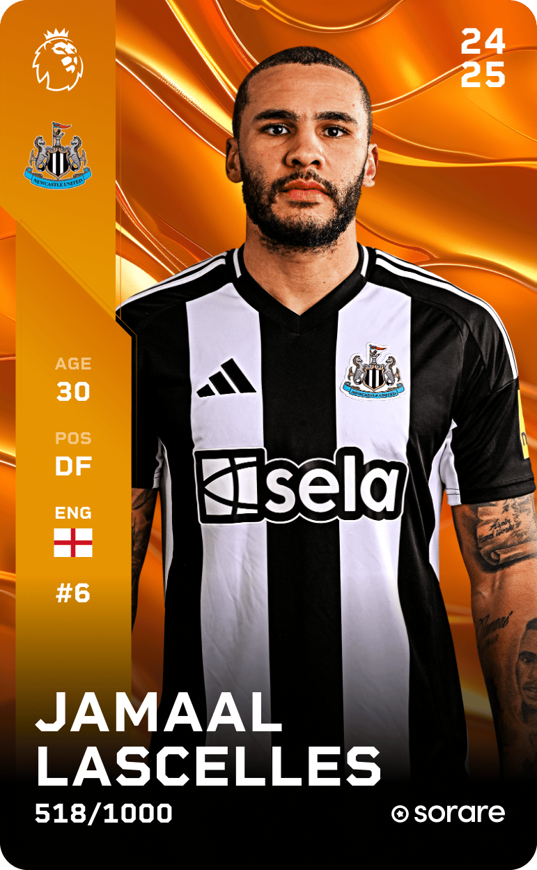Jamaal Lascelles 2024-25 • Limited 518/1000