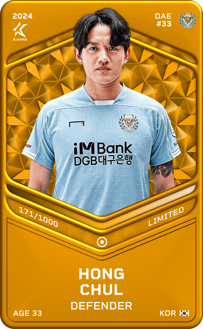 Hong Chul 2024-25 • Limited 171/1000