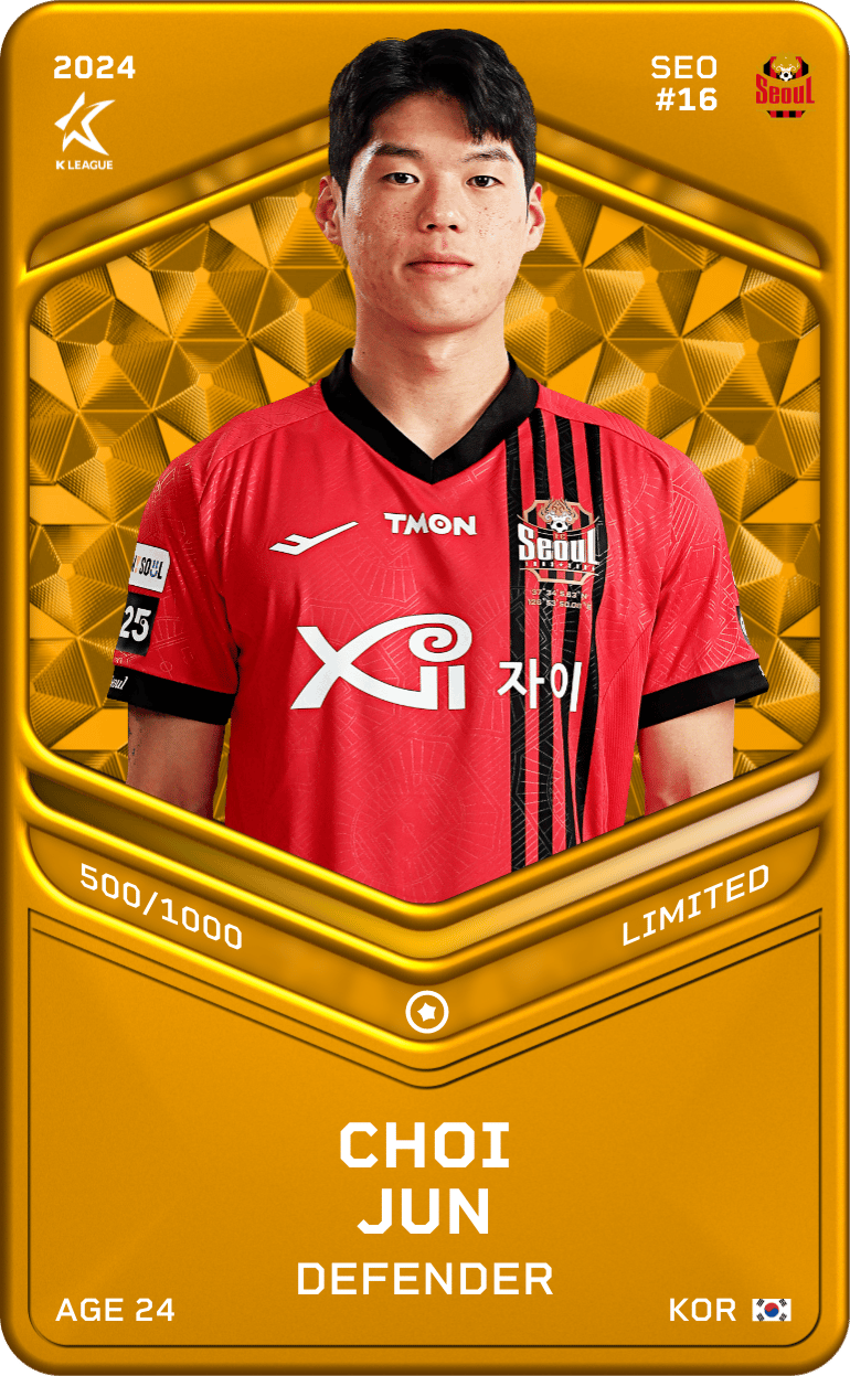 Choi Jun 2024-25 • Limited 500/1000