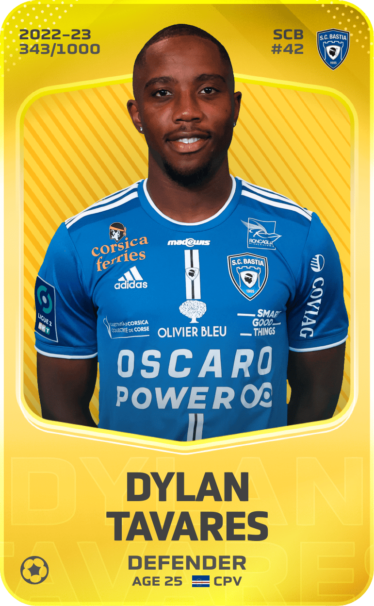 Dylan Tavares 2022-23 • Limited 343/1000