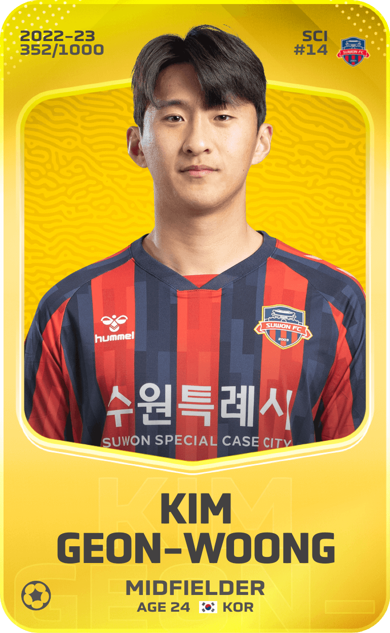 Kim Geon-Woong 2022-23 • Limited 352/1000