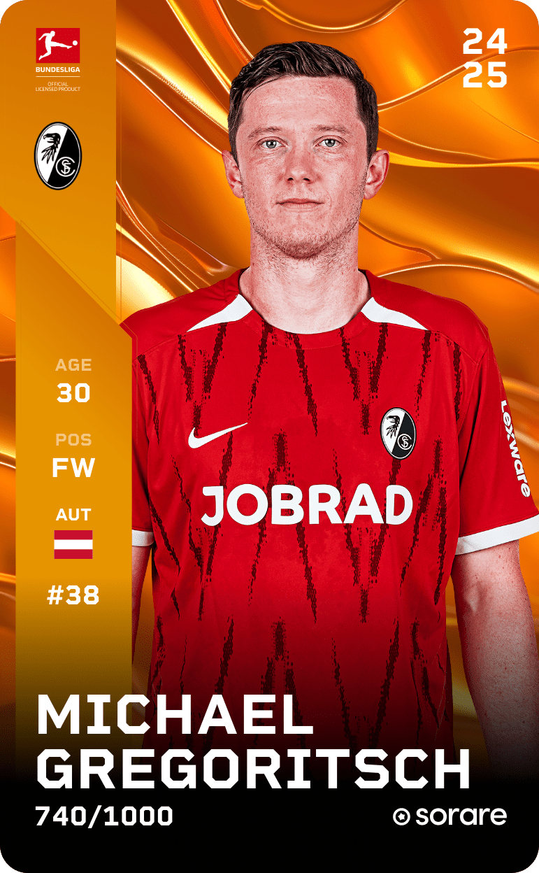 Michael Gregoritsch 2024-25 • Limited 740/1000