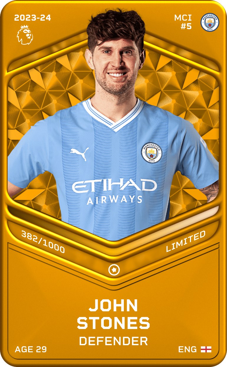John Stones 2023-24 • Limited 382/1000