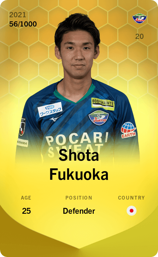 Shota Fukuoka 2021-22 • Limited 56/1000