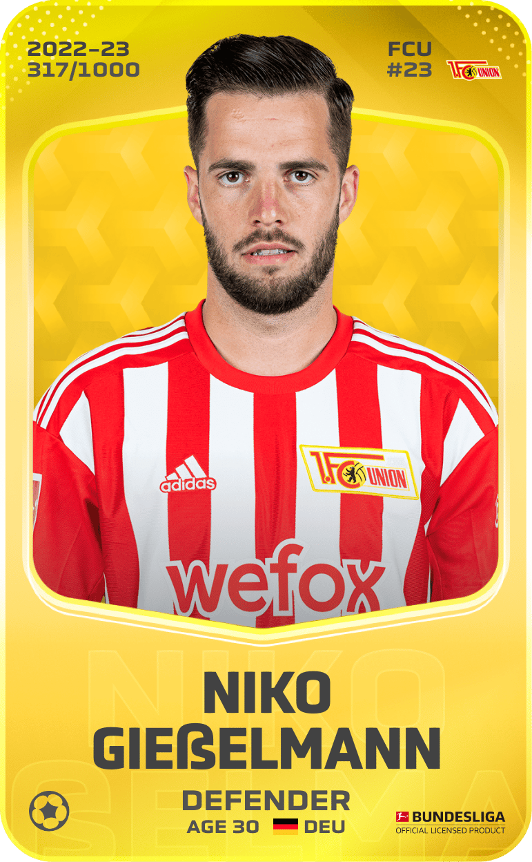 Niko Gießelmann 2022-23 • Limited 317/1000