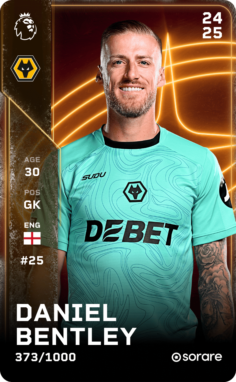 Daniel Bentley 2024-25 • Limited 373/1000