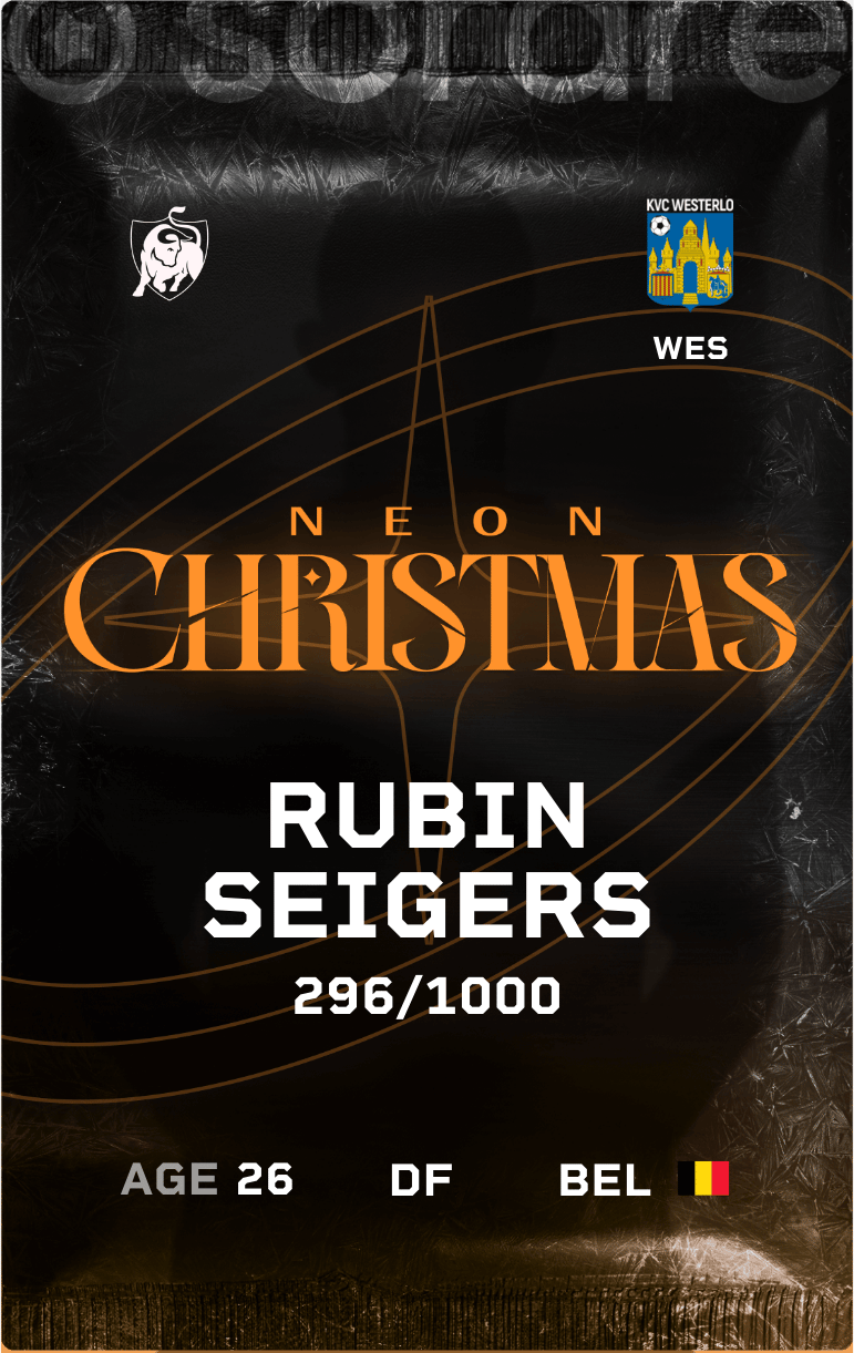 Rubin Seigers 2024-25 • Limited 296/1000