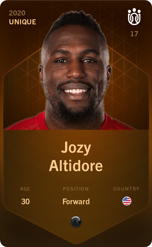 Sorare - Sorare Official - Jozy Altidore 2020-21 • Unique - NFT # 8288142749110516367336695109856096967526395993828941788570151298716240185013