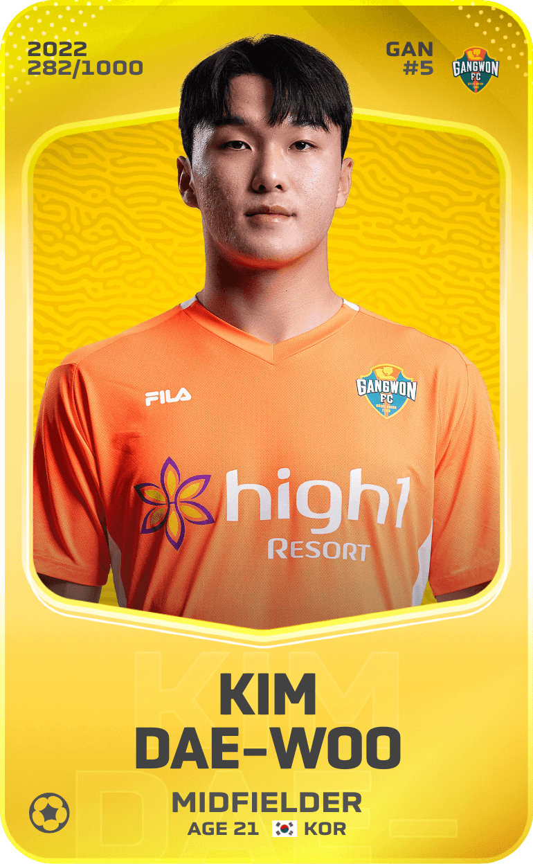 Kim Dae-Woo 2022-23 • Limited 282/1000